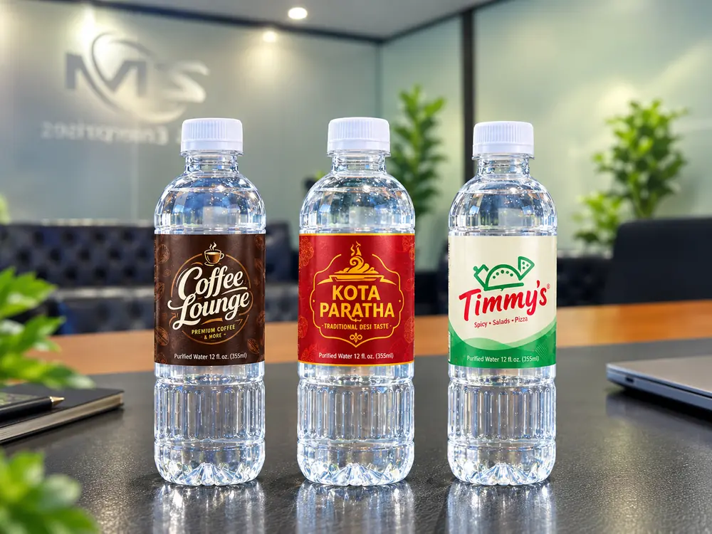 Customized branded water bottle